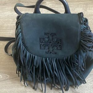 Tory Burch fringe mini backpack